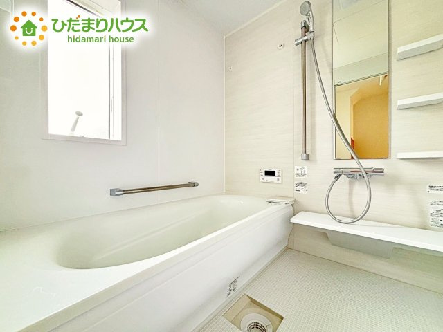 【浴室】 | 水戸市河和田町　中古戸建 | １日の疲れを癒すと共に、お子様からご年配者まで１年中快適にご入浴いただけます。