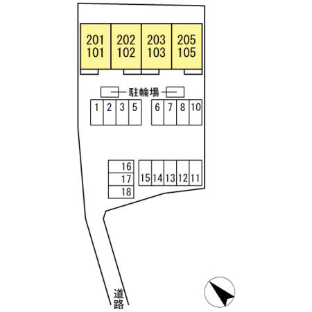 プランドール・越川の区画図