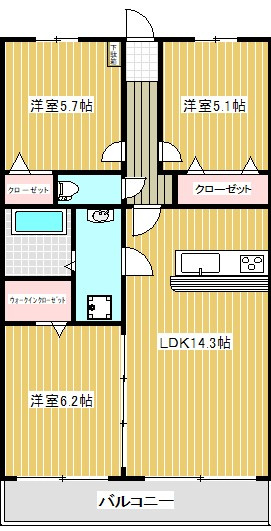 ハイランド野十郎の間取り