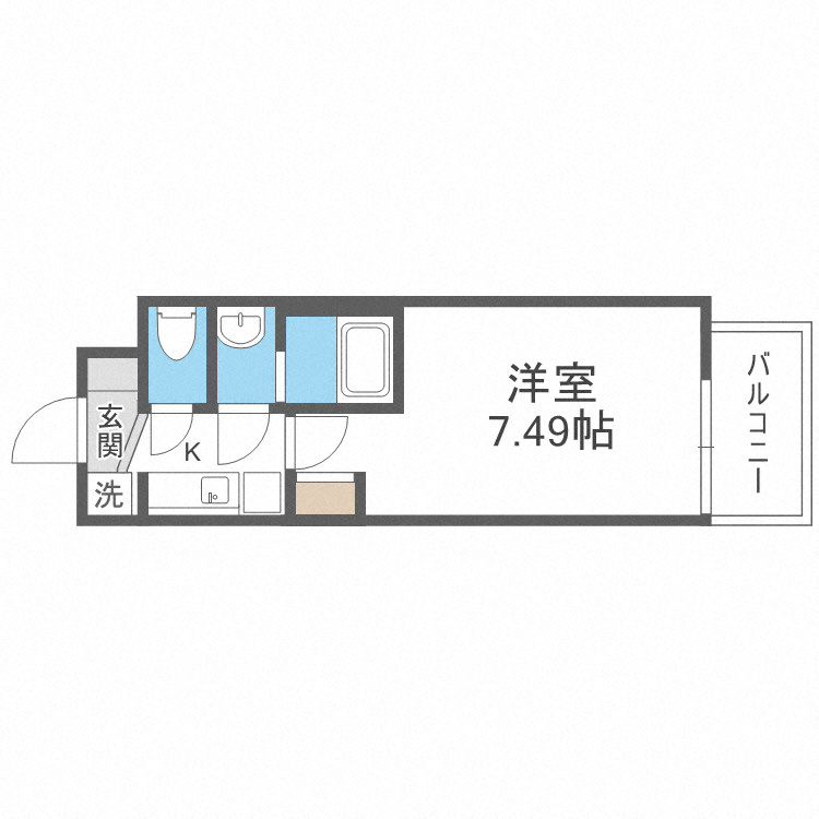 グランパシフィック玉出の間取り