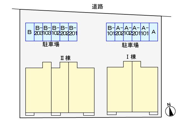 クレスト逢生Ⅱ　　刈谷市近郊の賃貸ならクラスホーム刈谷店の駐車場