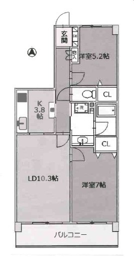 モアステージ北綾瀬の間取り