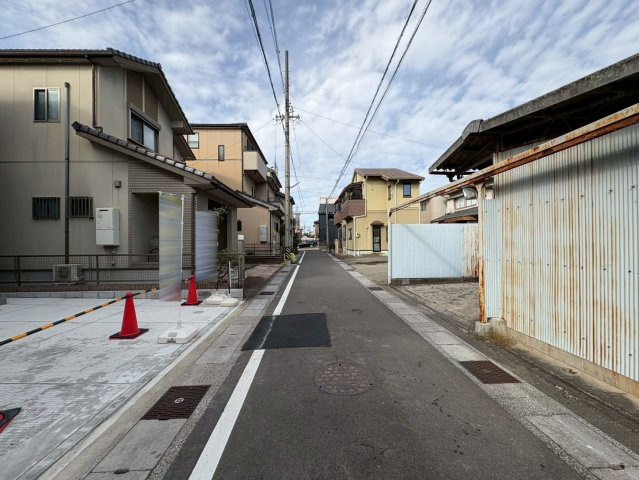 新築戸建　岐阜市加納奥平町Ⅱ　全1区画分譲の前面道路含む現地写真|■前面道路　
■ヤマダ不動産　株式会社リライフ
