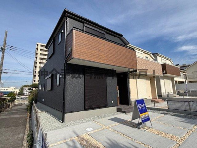 【外観】 | 神戸市垂水区高丸5丁目　新築戸建1号棟　仲介手数料無料！ | 建物外観を気になさる方へ、見た目の良い物件です