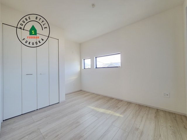 糸島市前原北2丁目第2-2棟（1号棟）　の洋室|採光良好な洋室は全居室、複層ガラスの遮熱効果と断熱効果で、一年中快適に過ごせます。