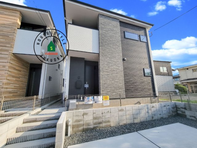 糸島市前原北2丁目第2-2棟（1号棟）　の外観|デザイン性のある外観です。