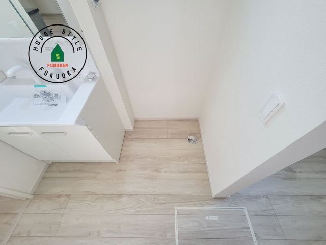 糸島市前原北2丁目第2-2棟（1号棟）　のランドリースペース|ランドリースペースとなります。広々して有効的にご使用できます。 