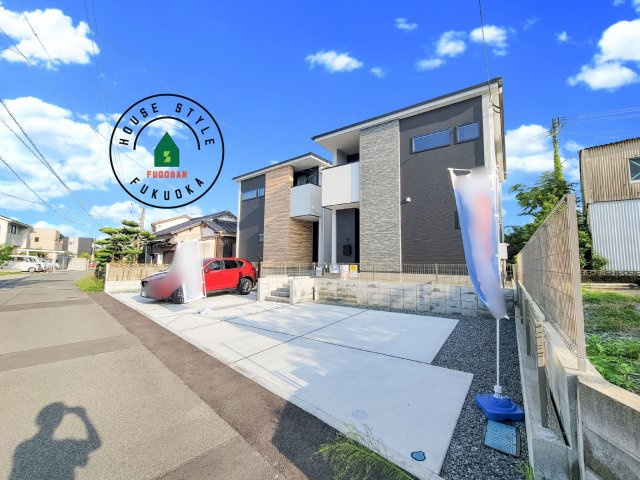 糸島市前原北2丁目第2-2棟（1号棟）　の前面道路含む現地写真|見学の時間などお気軽にお問い合わせ下さい。