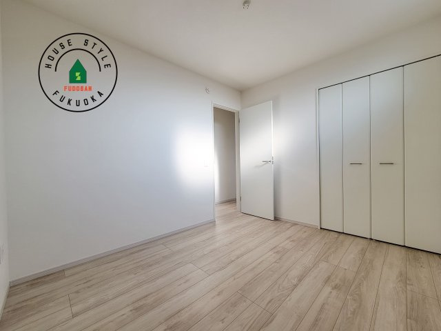 糸島市前原北2丁目第2-2棟（1号棟）　の和室|将来的に、琉球畳を引きまして和室風にすることも可能です。