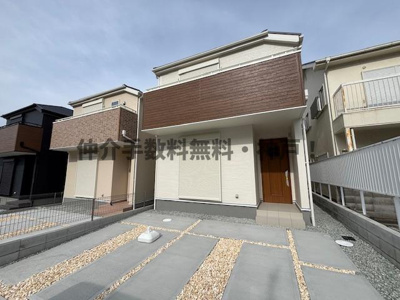 【外観】 | 神戸市垂水区高丸5丁目　新築戸建3号棟　仲介手数料無料！ | 建物外観を気になさる方へ、見た目の良い物件です