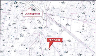 ルジェンテ・リベル志木弐番館の地図