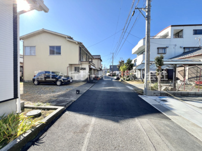【前面道路含む現地写真】 | 富士市松本 新築一戸建て A号棟 | 前面道路含む現地写真です
