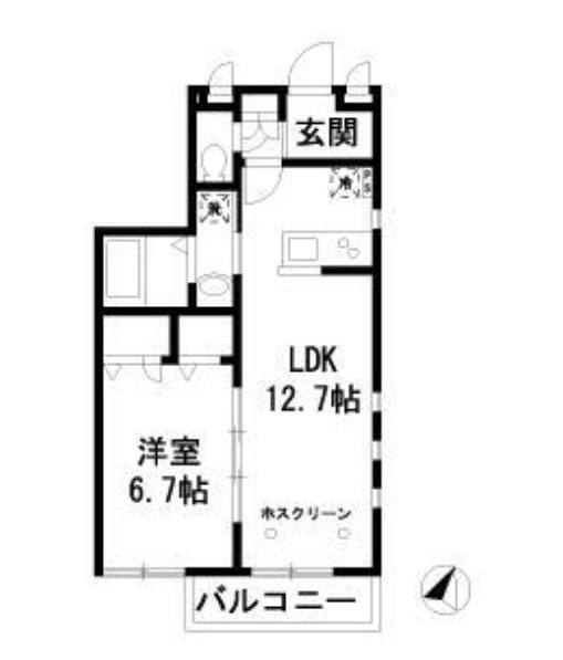 サニー平町の間取り
