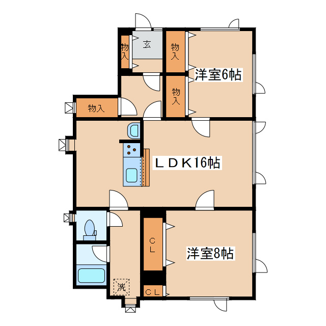 浦見7-1-3　1棟2戸