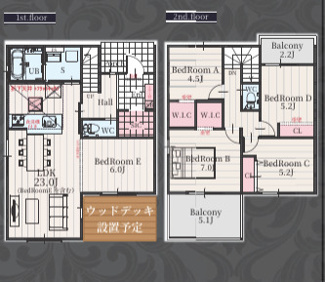  | 【名古屋市港区西川町2丁目5新築戸建1号棟】✨️仲介手数料無料✨️高木小学校・宝神中学校