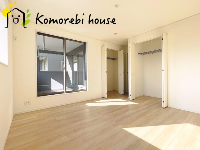 さいたま市西区飯田新田第2　新築一戸建て　クレイドルガーデン　05の寝室|ゆとりの広さです