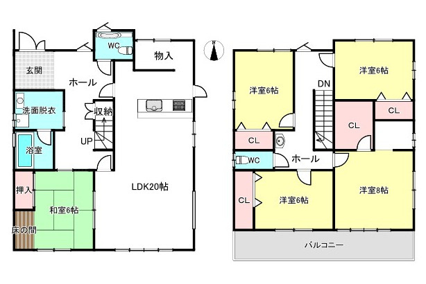 中古住宅　福寿町間島２丁目の間取り