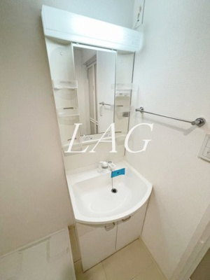 【洗面所】 | パークレガーロ百合ヶ丘 | 独立洗面台です。