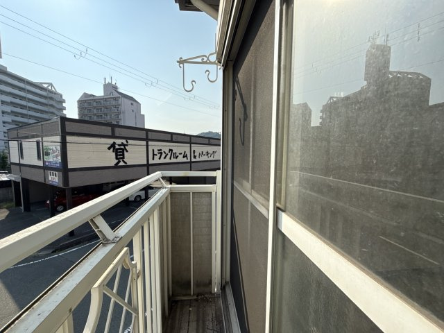 サンシティ三木のバルコニー