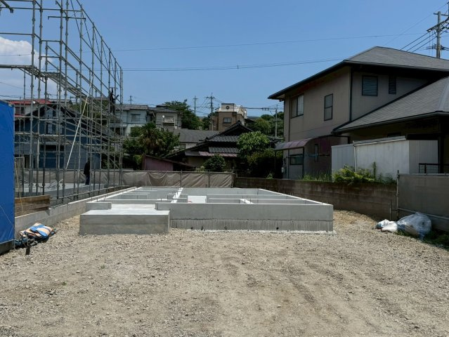 SUN COURT－サンコート－小倉北区赤坂2丁目【小倉北区　新築戸建て】の外観|現地撮影　2025,7,8　SUN COURT－サンコート－小倉北区赤坂2丁目【小倉北区　新築戸建て】
