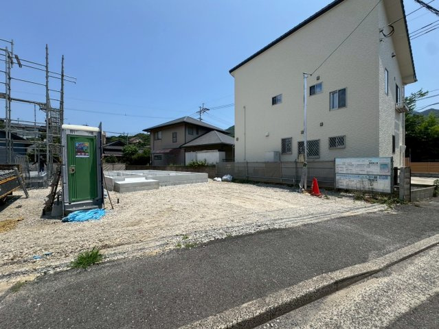 SUN COURT－サンコート－小倉北区赤坂2丁目【小倉北区　新築戸建て】の外観|現地撮影　2025,7,8　SUN COURT－サンコート－小倉北区赤坂2丁目【小倉北区　新築戸建て】