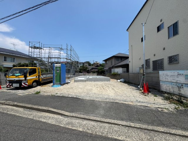 SUN COURT－サンコート－小倉北区赤坂2丁目【小倉北区　新築戸建て】の外観|現地撮影　2025,7,8　SUN COURT－サンコート－小倉北区赤坂2丁目【小倉北区　新築戸建て】