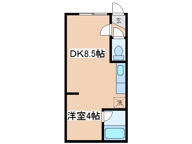 パークサイドＯの間取り