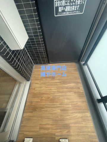 プレサンス四天王寺前夕陽ヶ丘アクティのバルコニー|陽当たり良好なバルコニーです