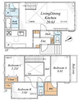 【間取り】 | 東久留米市滝山　中古戸建 | 東久留米市滝山　中古戸建
