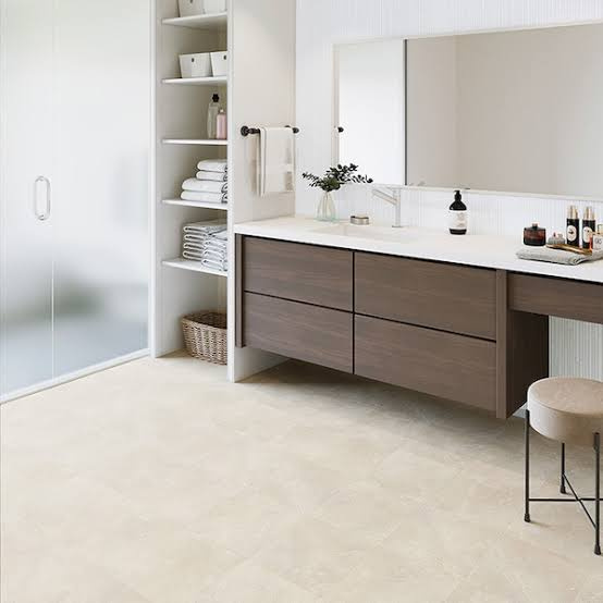  | THE NOBLES 戸畑Ⅱ | 洗面脱衣場クッションフロアカラー：HM-16110(サンゲツ)
※メーカー参考イメージ写真のため壁ク