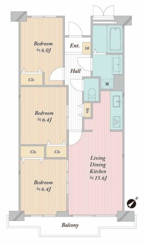 セントエルモ南柏の間取り
