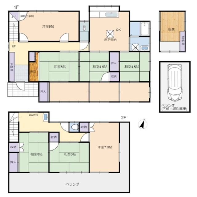 玉野市和田4丁目の間取り