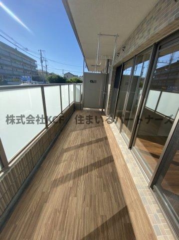 ハイランド野十郎のバルコニー|同建設会社施工の別物件