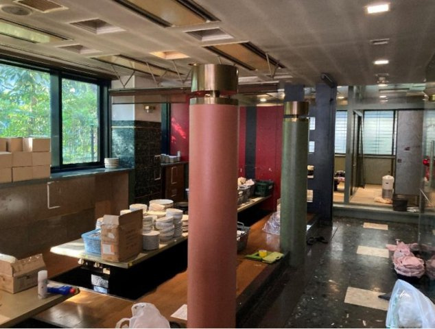 【内装】 | 市川大野駅徒歩18分 ガナーズ通り沿い 加瀬ビル157 1階 42.86坪 焼肉店居抜き