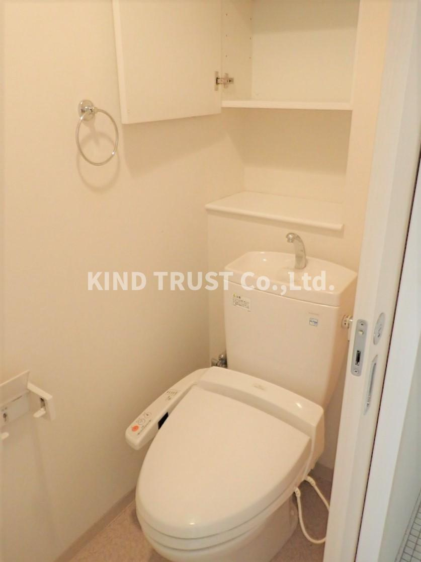 アフィット天満橋のトイレ|清潔感のあるトイレです