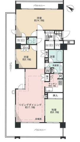 【間取り】 | パークフィーネ南大沢