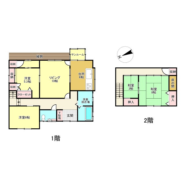 8/20新規　戸建　高山市上岡本町　1260万の間取り