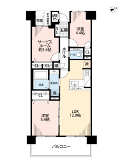 【間取り】 | ライオンズマンション千里丘ガーデンシティ