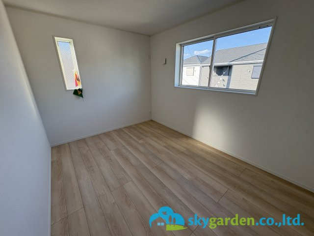 茅ヶ崎市柳島第11　新築戸建　全8棟3号棟の子供部屋|個人の部屋や寝室として使える洋室です