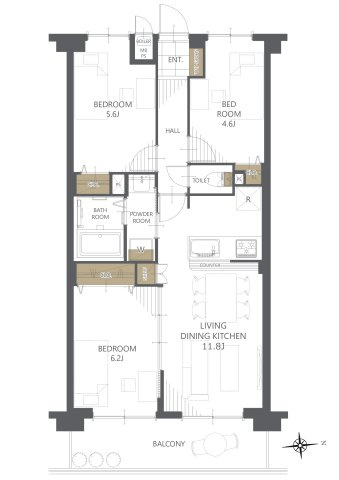 【間取り】レクセルマンション石神井公園 