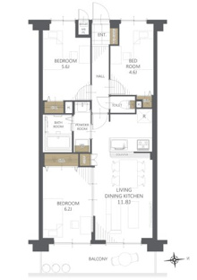 【間取り】レクセルマンション石神井公園 