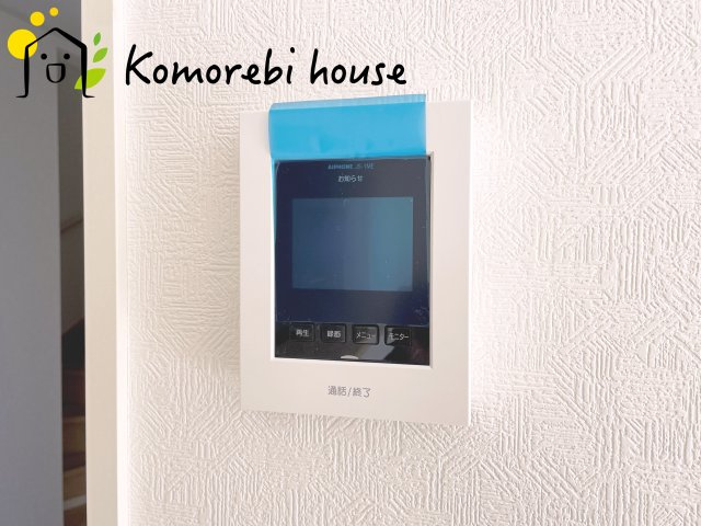 さいたま市西区飯田新田第2　新築一戸建て　クレイドルガーデン　09の防犯設備|モニター付インターホンです