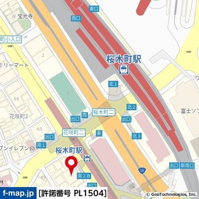 【地図】 | ＧＳプラザ桜木町駅前