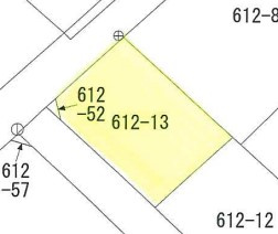 桐生市相生町二丁目612-13土地の区画図
