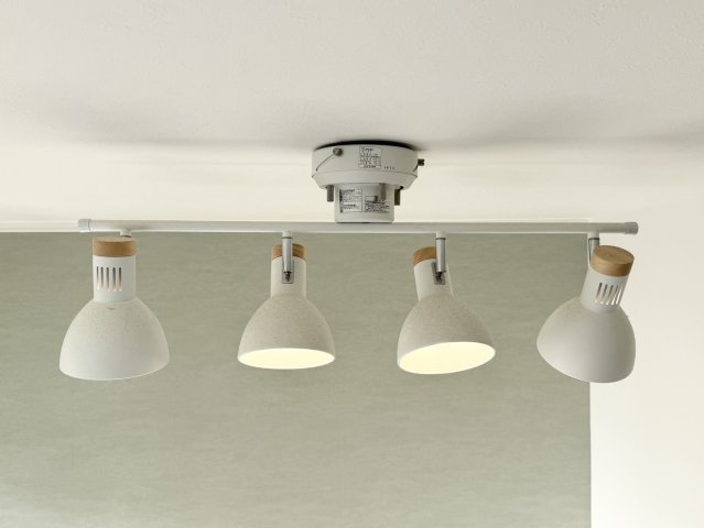 髙田ビルの設備|おしゃれな洋室の照明