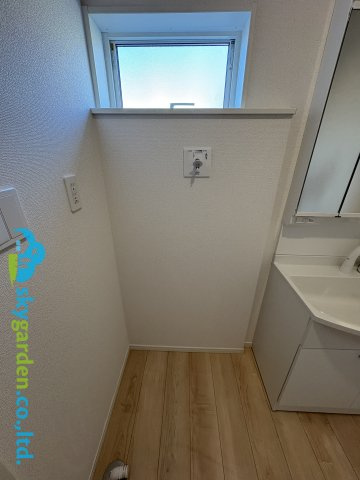 茅ヶ崎市柳島第11　新築戸建　全8棟4号棟のランドリースペース