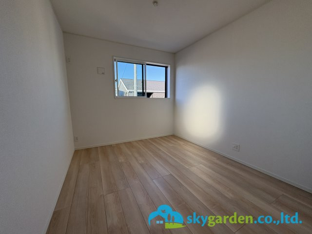 茅ヶ崎市柳島第11　新築戸建　全8棟4号棟の洋室|きれいな洋室です