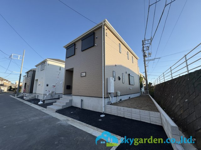 茅ヶ崎市柳島第11　新築戸建　全8棟4号棟の外観|外観も気になるポイント