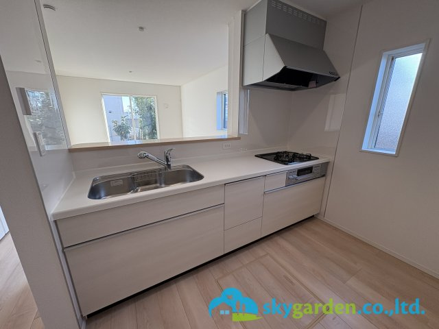 茅ヶ崎市柳島第11　新築戸建　全8棟4号棟のキッチン|使いやすいキッチンです