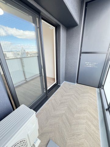 大阪市旭区森小路１丁目の賃貸マンションのバルコニー